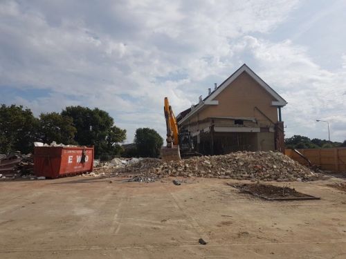 Click Here To Enlarge This Photo Of Demolition of the Former Co-op - Colchester