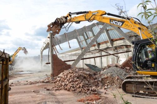Click Here To Enlarge This Photo Of Demolition and Asbestos Removal - Travis Perkins - Cheltenham