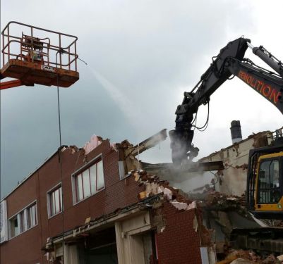 Click Here To Enlarge This Photo Of Demolition of Unilever Factory, Coal Road - Leeds