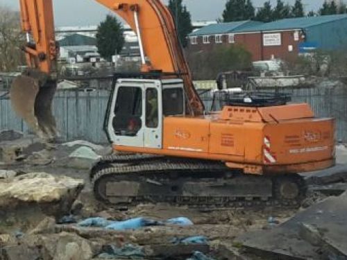 Concrete Crushing - New Retail Park - Featherstone, West Yorkshire